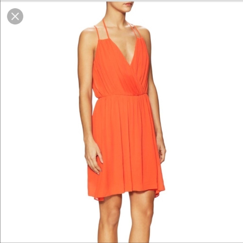 Rebecca Minkoff Porta Crinkled crepe mini dress